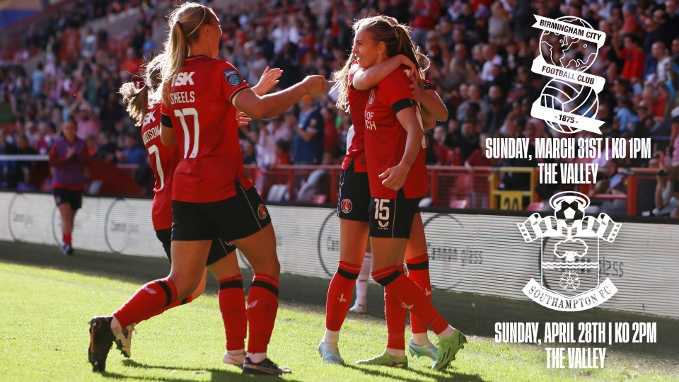 Charlton players celebrate