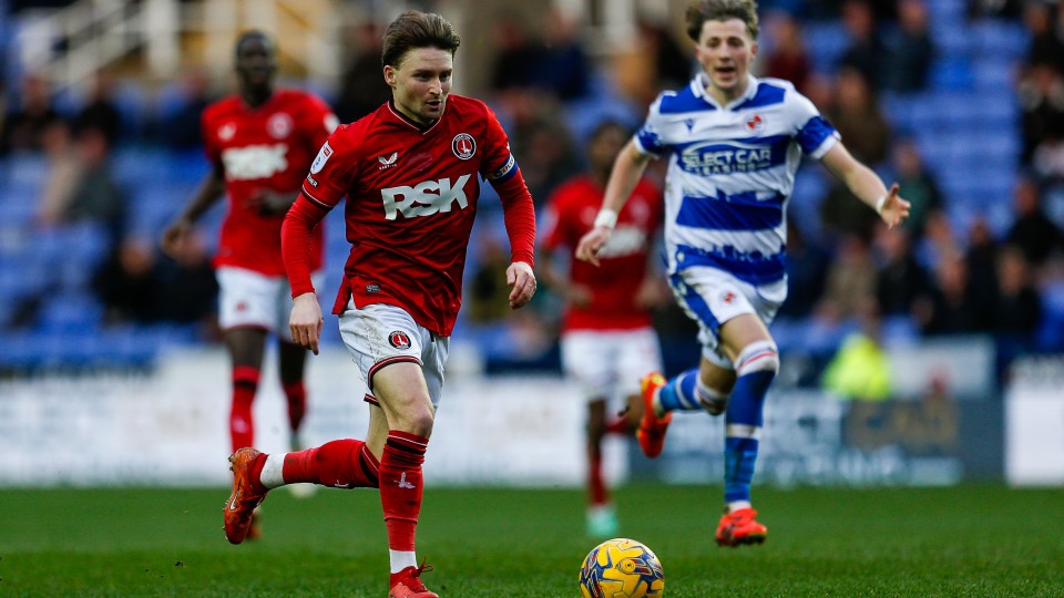 Alfie May on the ball