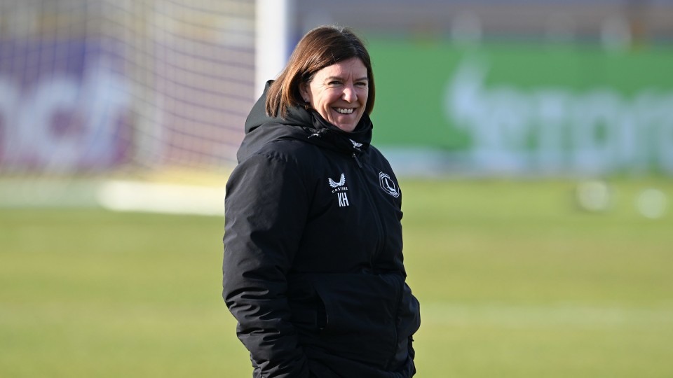 Karen Hills watching on