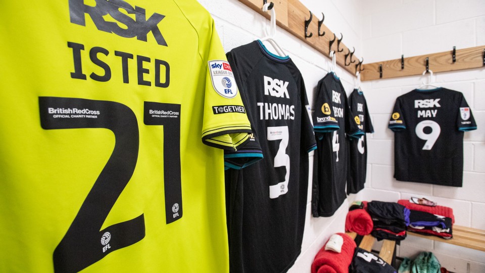 A photo of the dressing room