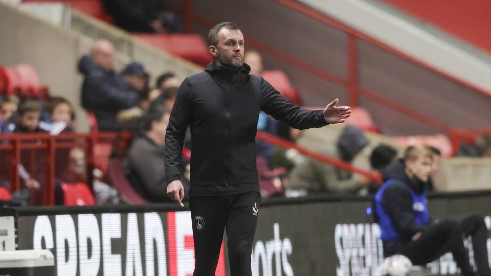 Nathan Jones watches on