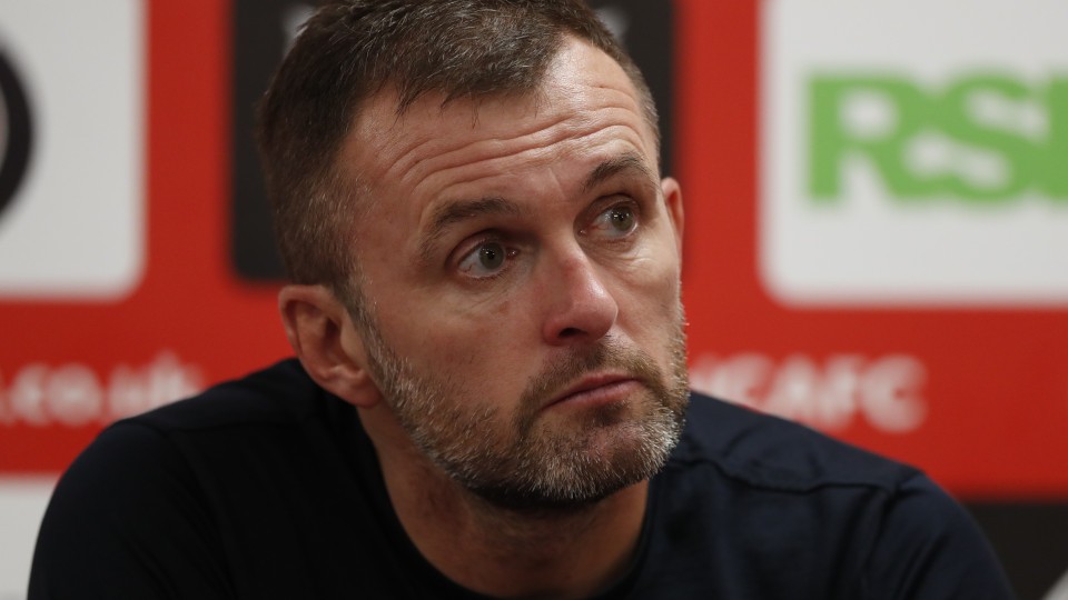 Nathan Jones post-match