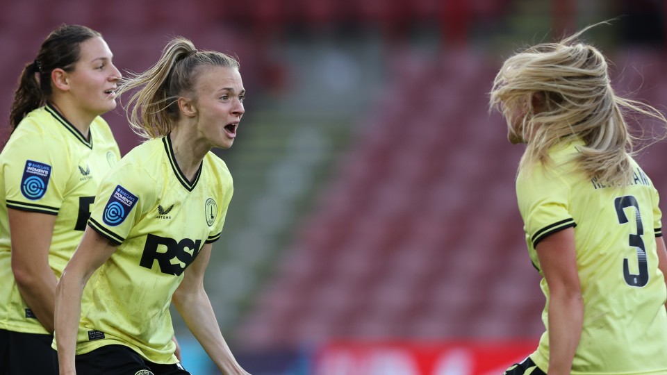 Ellie Brazil celebrating