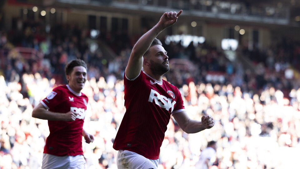 Matty Godden celebrates