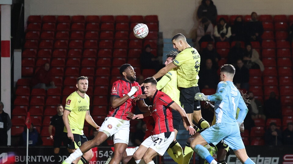 Ahadme heads home his second