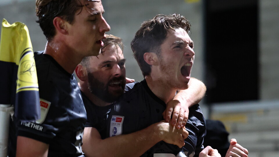 Conor Coventry celebrates