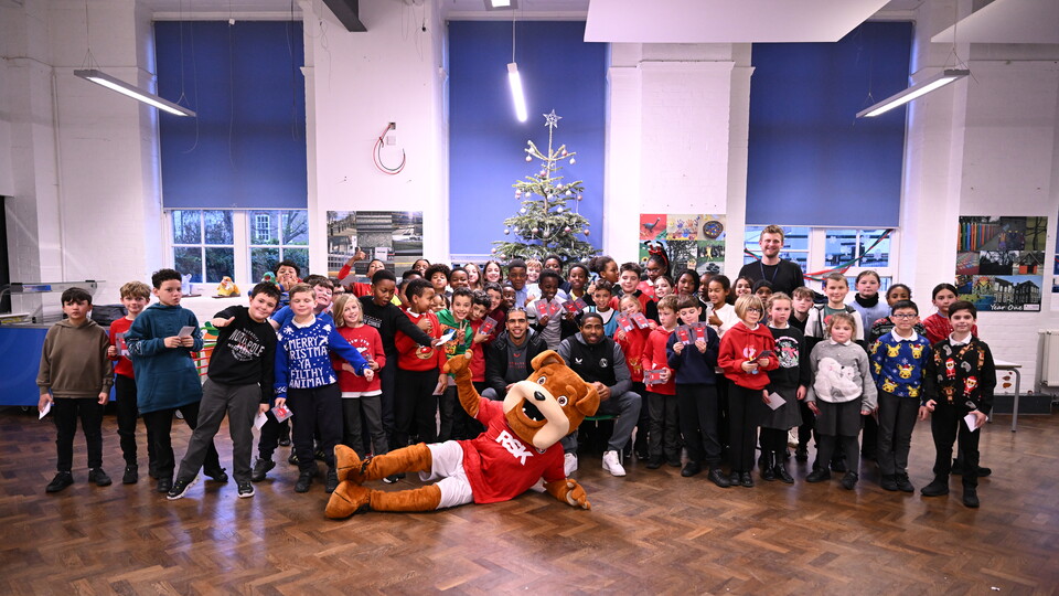 Pupils from James Wolfe Primary School at Schools Partnership launch