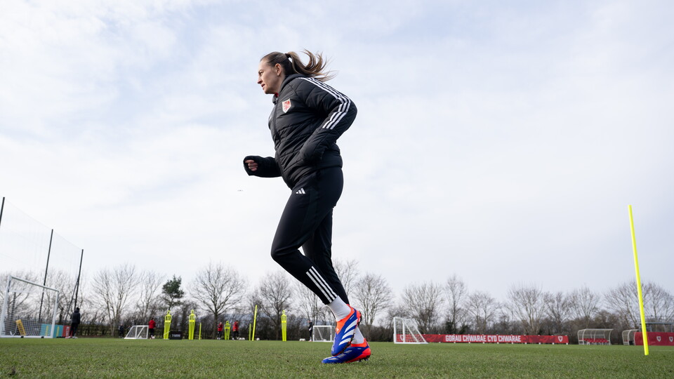 Kayleigh Barton on international duty