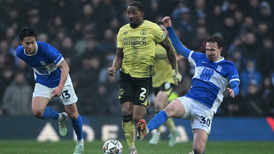 Kayne Ramsay on the ball