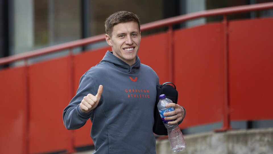 Greg Docherty arriving