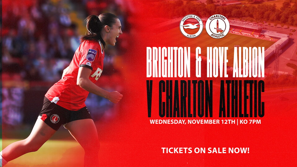 Brighton & Hove Albion vs Charlton Athletic Tickets on Sale Now