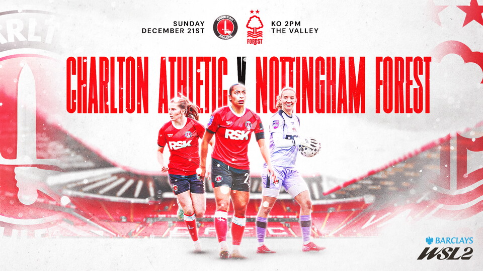 Charlton Athletic Women vs Nottingham Forest Women