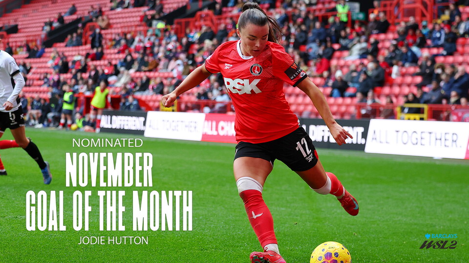 Jodie Hutton Goal of the Month Nomination