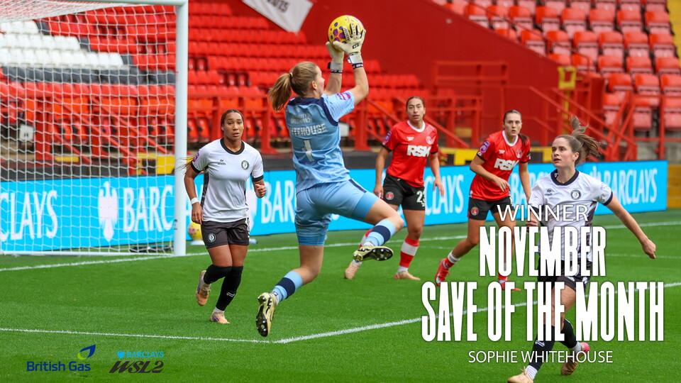Sophie Whitehouse WSL 2 Save of the Month November