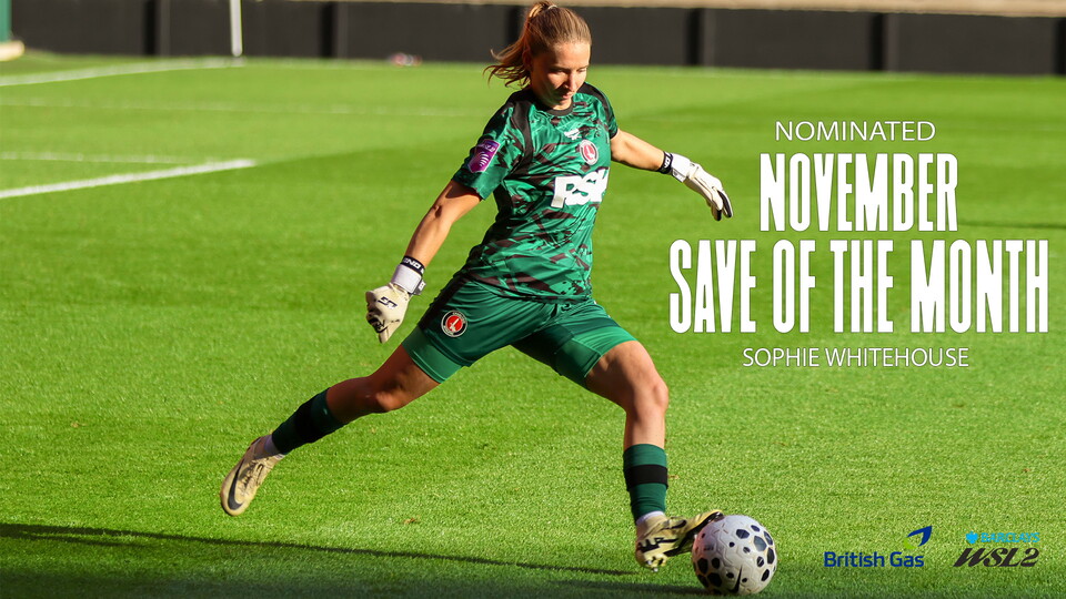 Sophie Whitehouse Save of the Month WSL 2