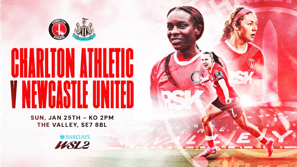 Charlton Athletic Women's Football Club v Newcastle United WSL 2
