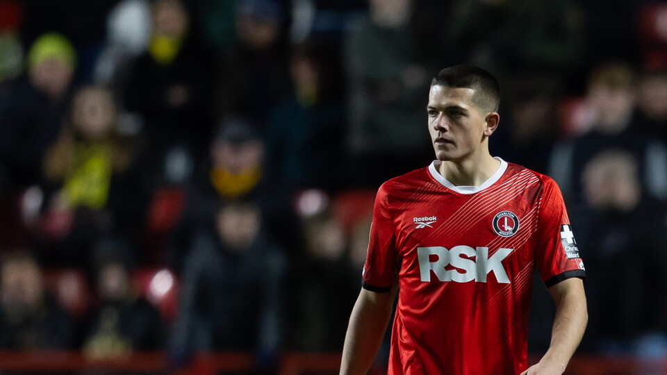 Keenan Gough on the pitch against Oxford United