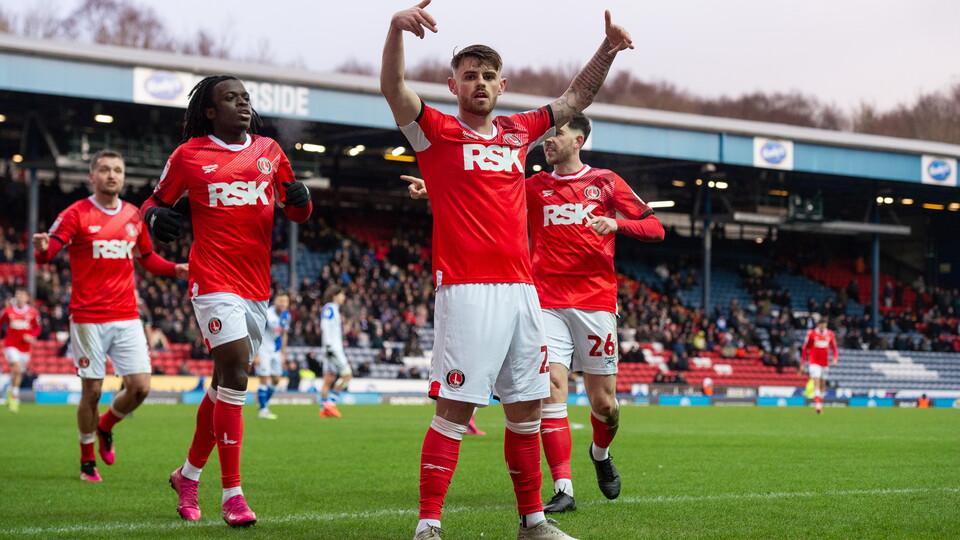 Charlie Kelman celebrates