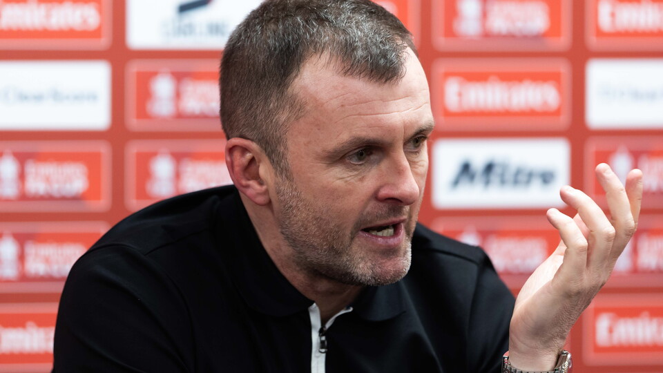 Nathan Jones post-match