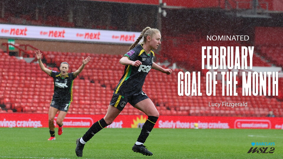 Lucy Fitzgerald nominated for GOTM for February