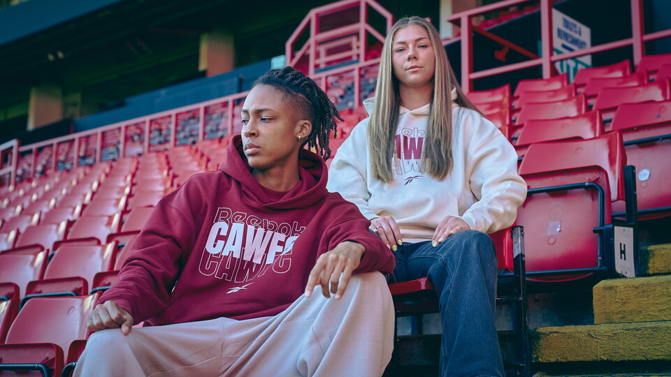 N'Down & Kenney modelling new merch