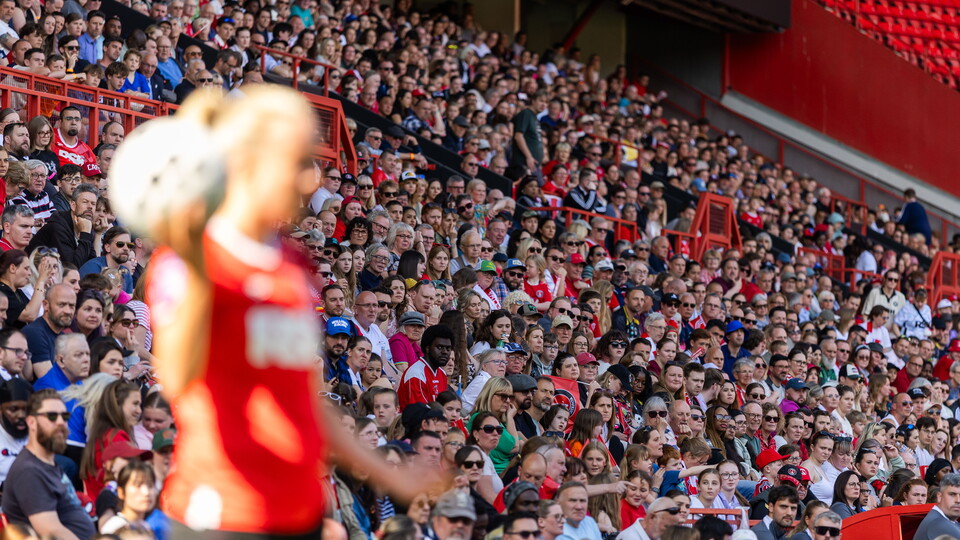 Fans at Charlton v Birmingham