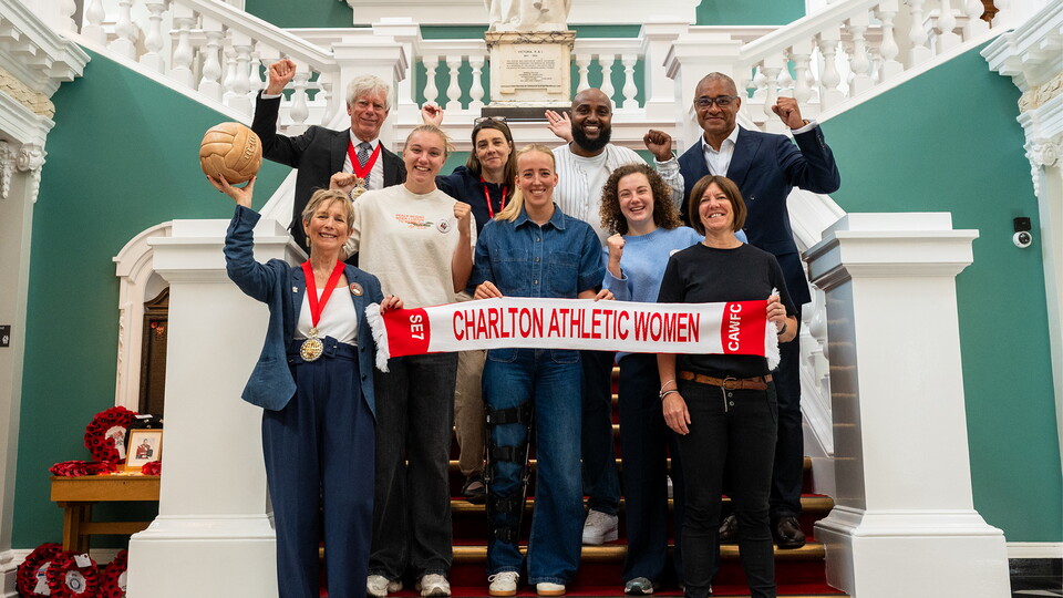 Charlton Women attend Woolwich Town Hall