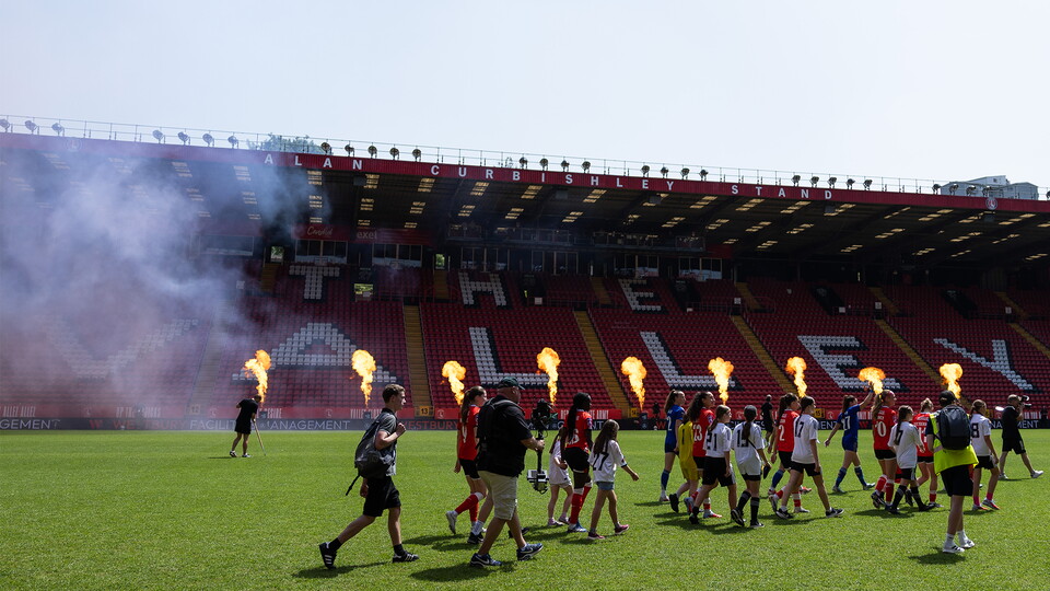 The Valley during the Play-Off