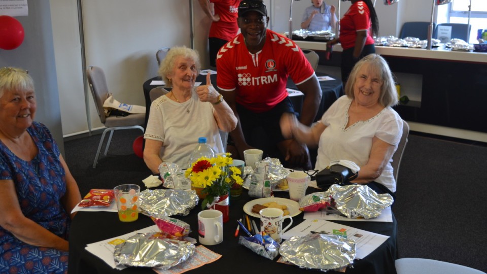 CACT's Extra Time Hub members returned to The Valley for their first in-person session for over a year on 21 July. 

The group have been meeting over Zoom but were "glad to be back" at their weekly EFL Trust-commissioned session.
